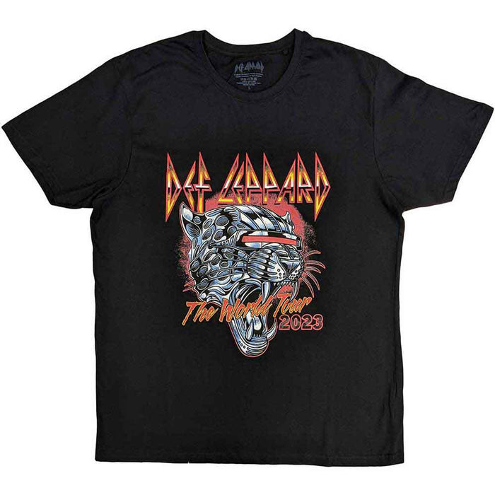 Def Leppard Tour 2023 Black Large T-Shirt