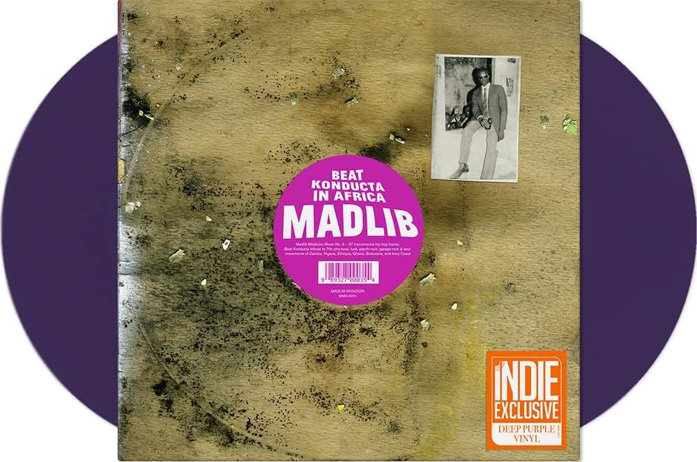 Madlib Medicine Show No.3 - Beat Konducta In Afrika Vinyl LP Purple Colour 2022