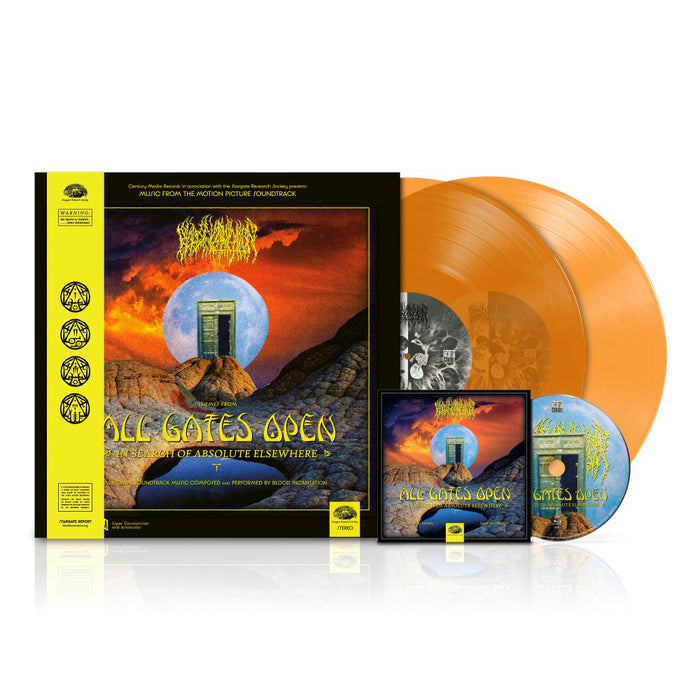 Blood Incantation All Gates Open Vinyl LP Transparent Orange Colour + Blu Ray Due Out 05/06/26