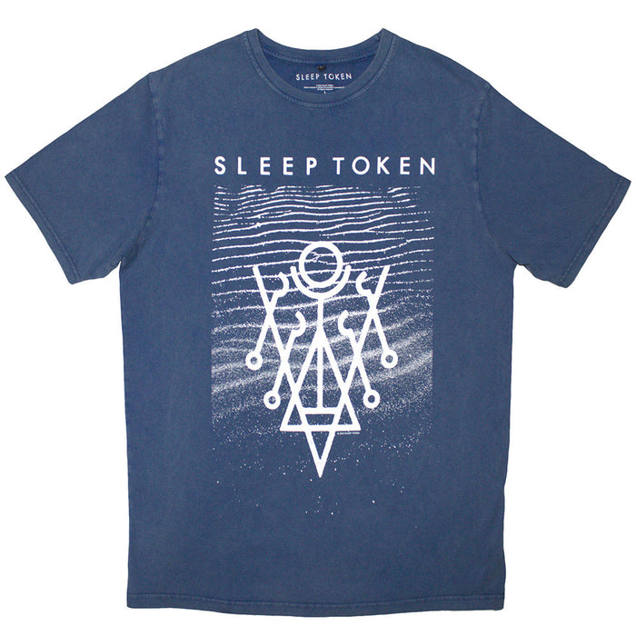 Sleep Token Stone Wash Give Denim Blue Small T-Shirt