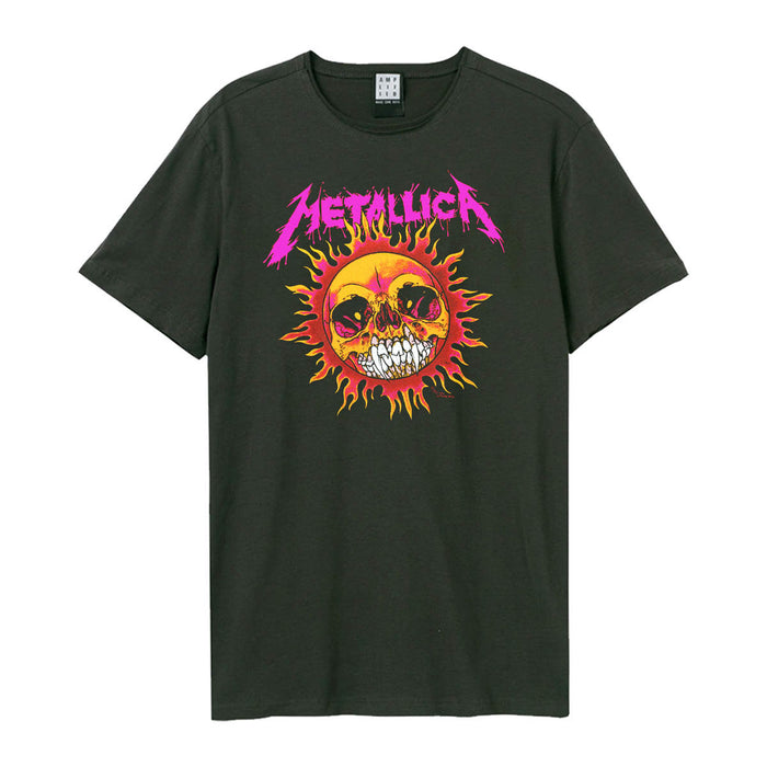 Metallica Neon Sun Charcoal Grey X-Large T-Shirt