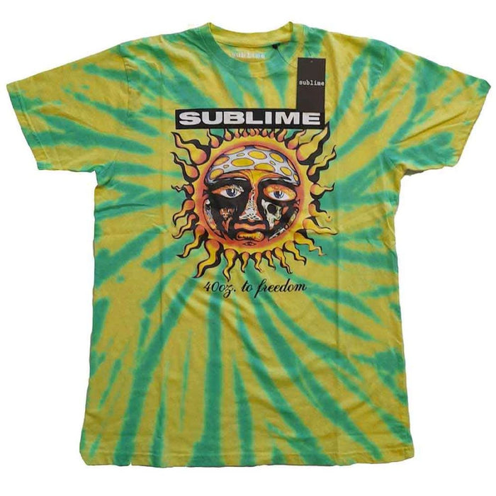 Sublime 40oz To Freedom Green Small T-Shirt