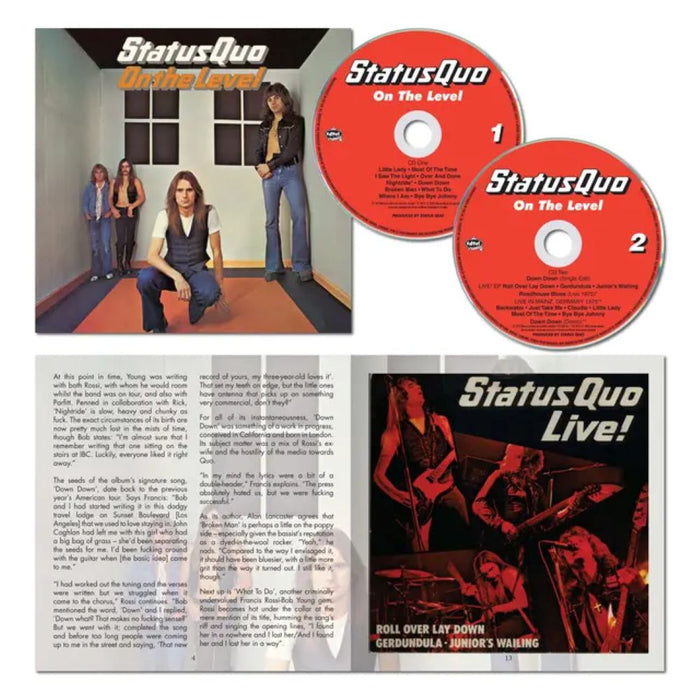 Status Quo On The Level CD 50th Anniversary NAD 2025