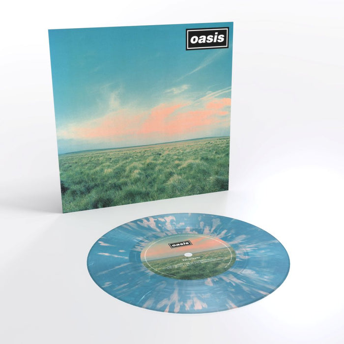 Oasis Whatever 7" Vinyl Single Pink & Blue Spatter Colour 2025
