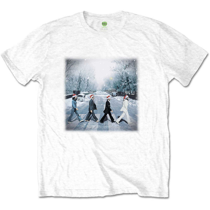 The Beatles Abbey Road Christmas White XX-Large T-Shirt