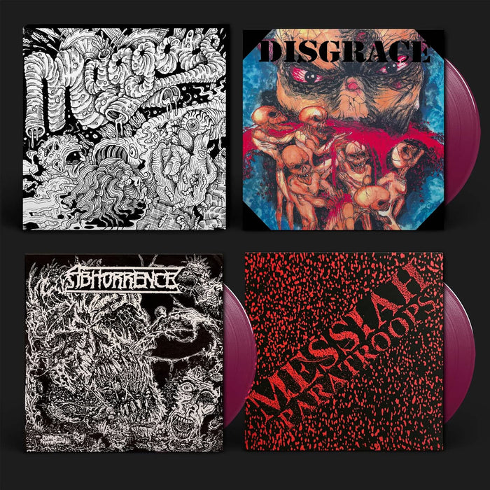 Abhorrence - Maggots: Original Artyfacts From the First Finnish Death Metal Era Part I 7"" Vinyl Boxset Violet Colour  Due Out 24/04/26