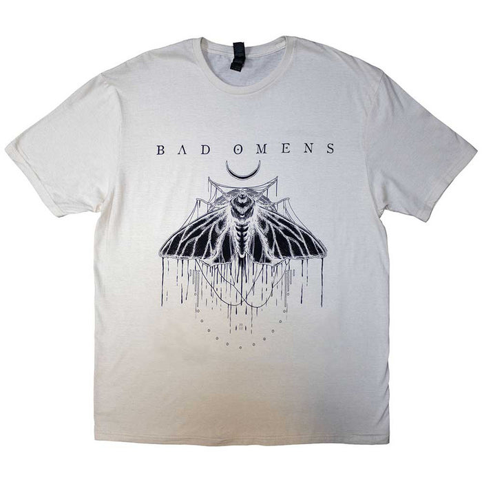 Bad Omens Moth Natural Colour X-Large T-Shirt