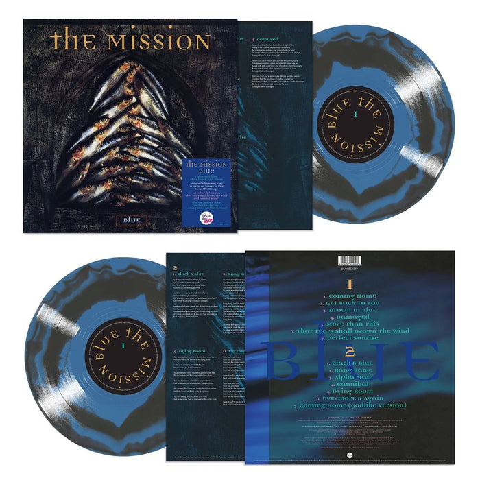 The Mission Blue Vinyl LP Drown In Blue Colour NAD 2025