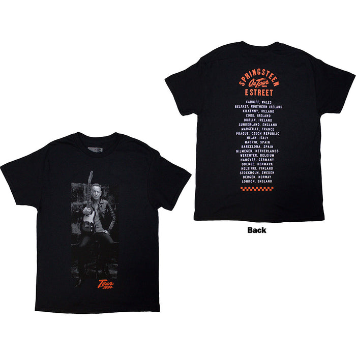Bruce Springsteen Tour '24 Wheel Black Medium T-Shirt