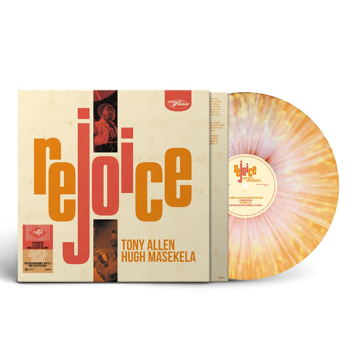 Tony Allen & Hugh Masekela Rejoice Vinyl LP Orange, White & Pink Splatter Colour Due Out 30/10/26