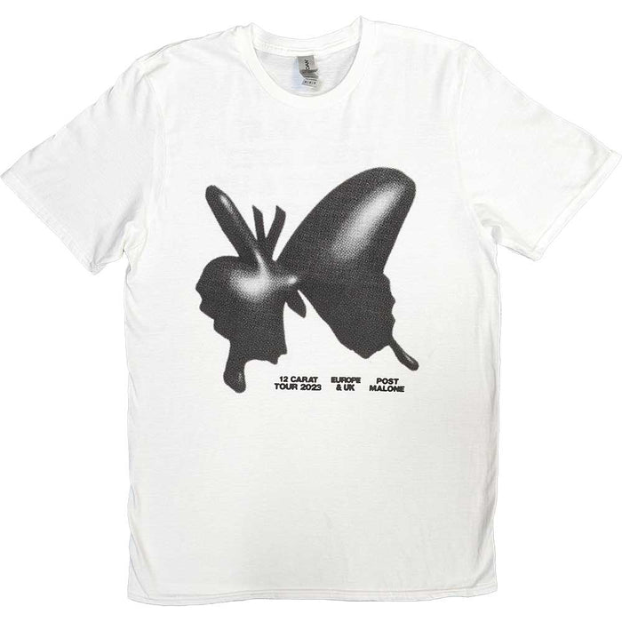 Post Malone Inflatable Butterfly 2023 Tour White X-Large T-Shirt