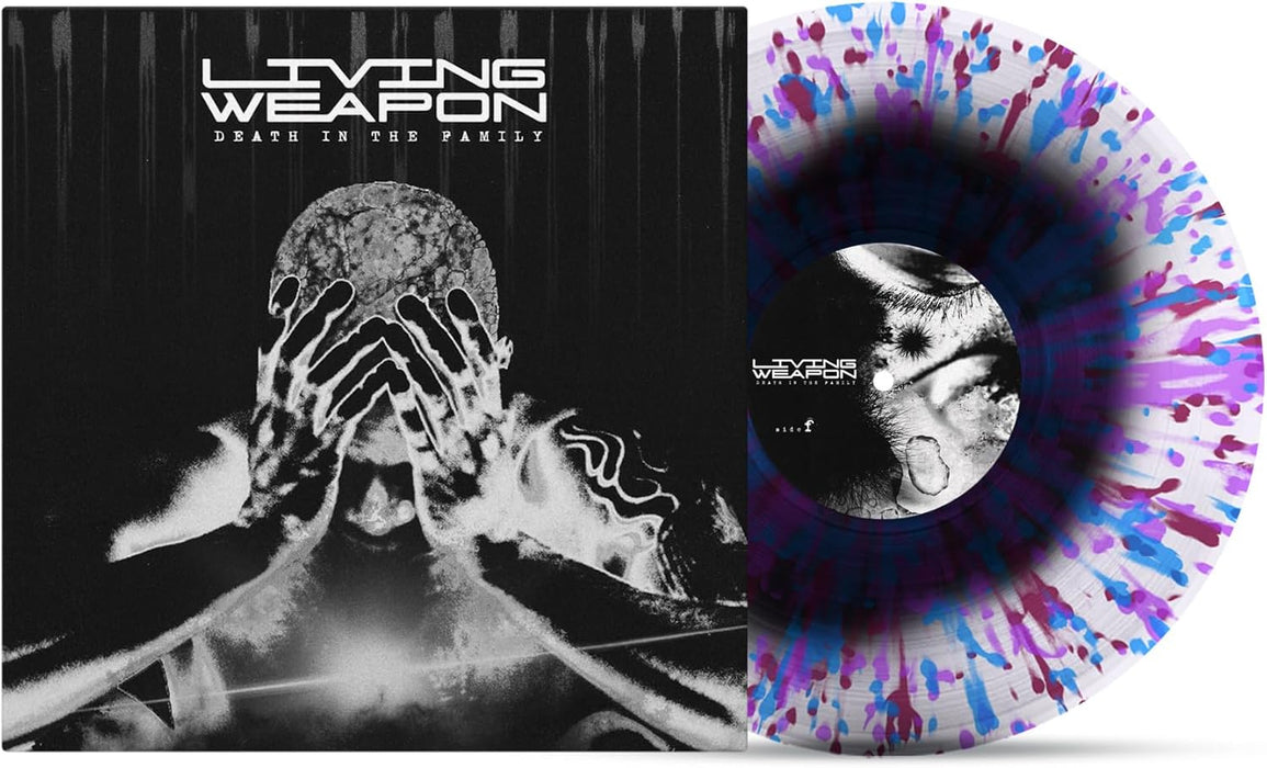 Living Weapon Death In The Family Vinyl LP Black in Clear w/ Splatter Due Out 02/10/26