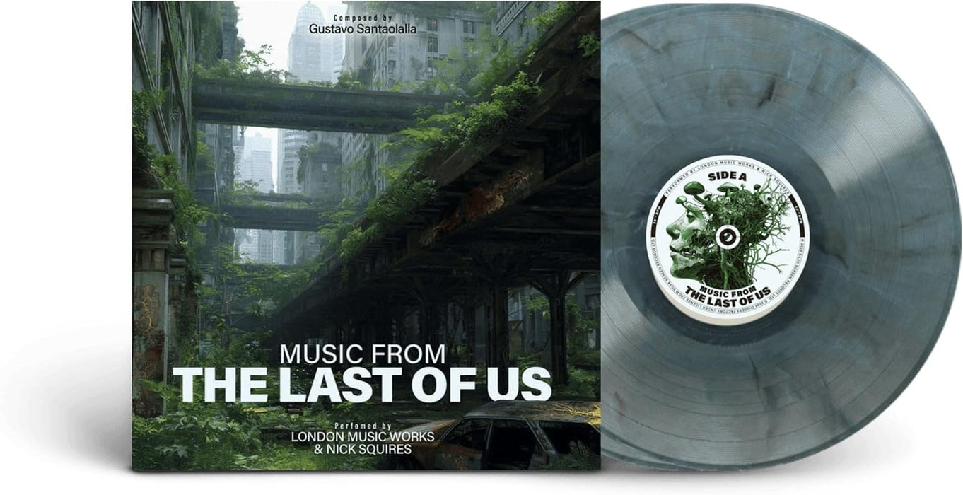 London Music Works Music from The Last of Us Vinyl LP  Grey and Blue Marble Due Out 02/10/26