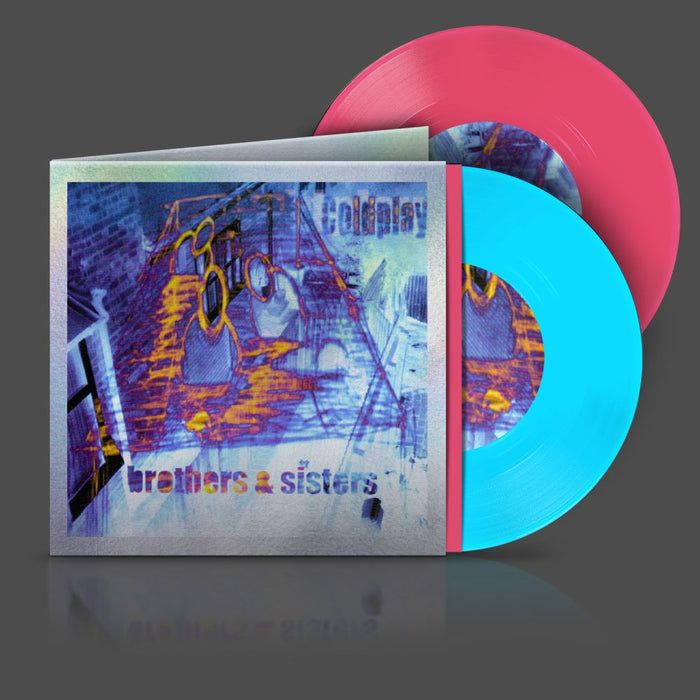 Coldplay Brothers & Sisters 7" Vinyl Single 25th Anniversary Blue & Pink Colour 2024