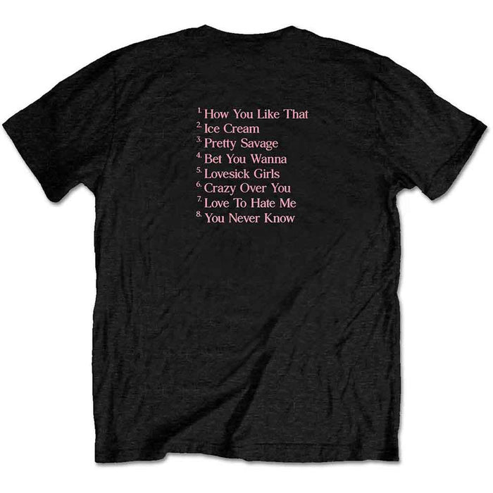 BLACKPINK The Album Track List Black X-Large T-Shirt