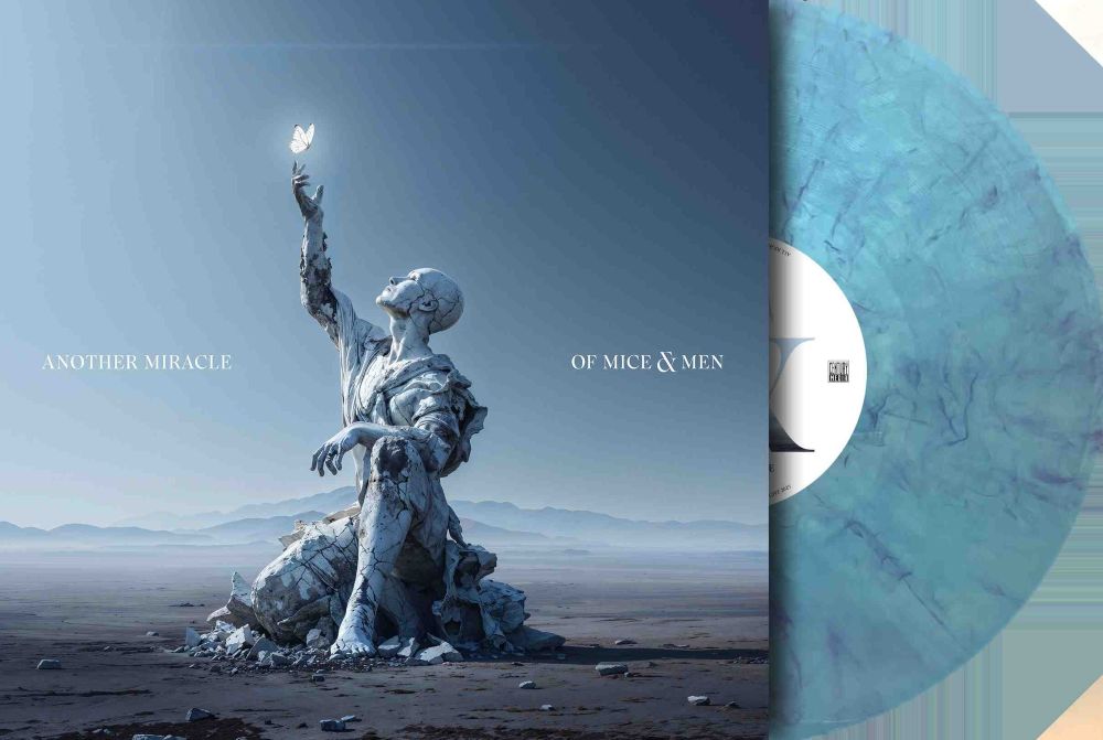 Of Mice & Men Another Miracle Vinyl LP Indies Transparent Light Blue Marbled Colour 2025