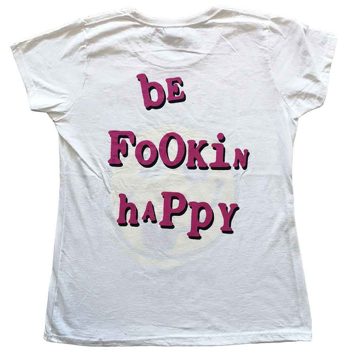Yungblud Raver Smile White Ladies X-Small T-Shirt