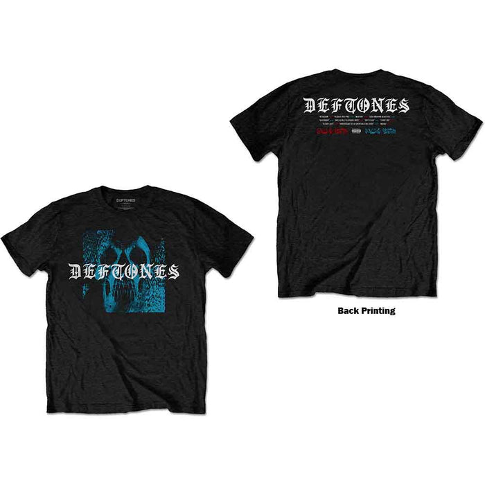 Deftones Static Skull Black Medium T-Shirt