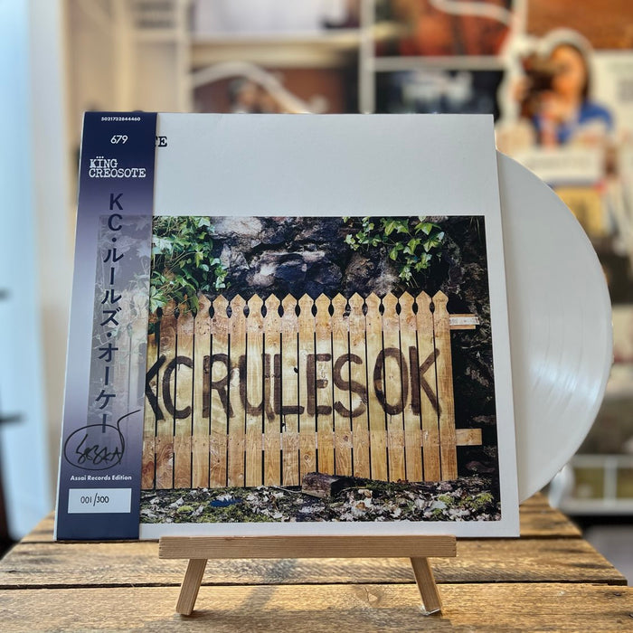 KING CREOSOTE KC RULES OK Vinyl LP Signed Assai Obi Edition White Colour 2025