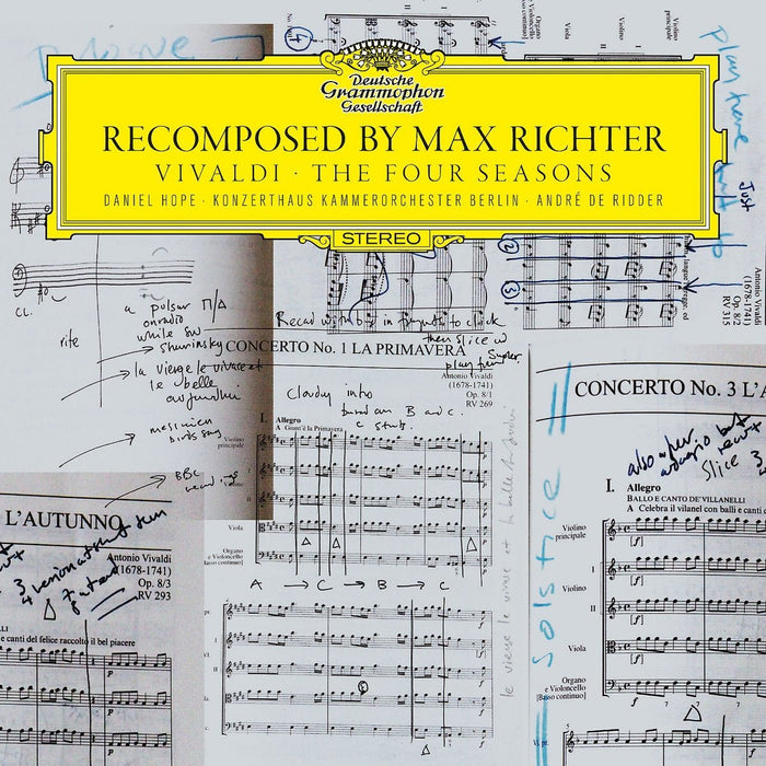 MAX RICHTER VIVALDI RECOMPOSED THE FOUR SEASONS LP VINYL 33RPM NEW
