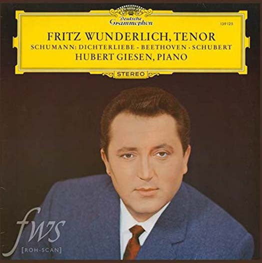 FRITZ WUNDERLICH SCHUMANN: DICHTERLIEBE LP VINYL NEW 33RPM