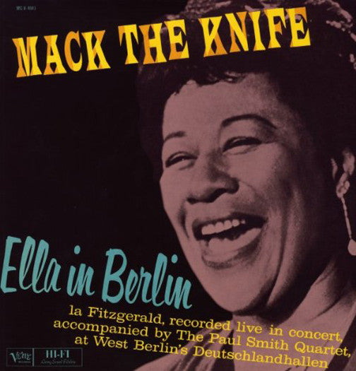 ELLA FITZGERALD ELLA IN BERLIN LP VINYL NEW (US) 33RPM