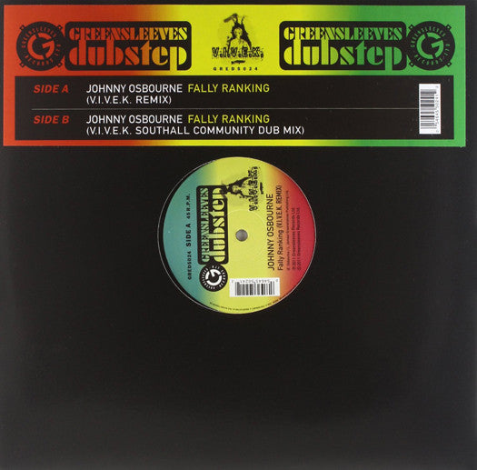 JOHNNY OSBOURNE FALLY RANKING VIVEK DUBSTE LP VINYL 33RPM NEW