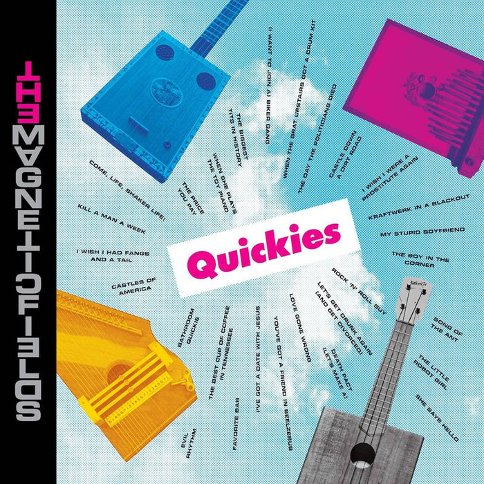 The Magnetic Fields Quickies Vinyl LP Transparent Magenta Colour Black Friday 2020