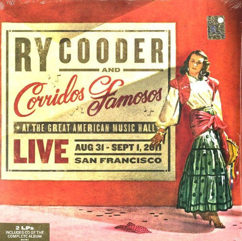 Ry Cooder & Corridos Famosos Live In San Francisco Vinyl LP 2013