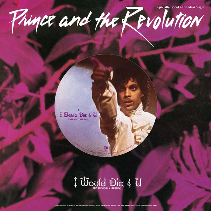 PRINCE & THE REVOLUTION I Would Die 4 U 12" Single Vinyl NEW 2017