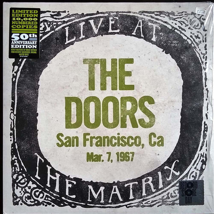 THE DOORS Live At the Matrix 67 LP Vinyl NEW RSD 2017