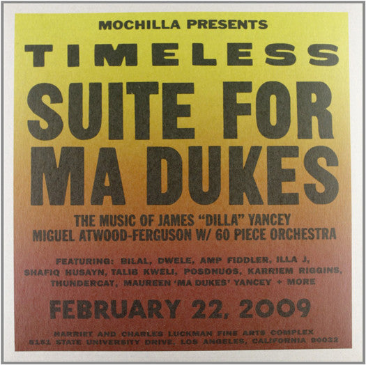 TIMELESS SUITE FOR MA DUKES VARIOUS LP VINYL NEW (US) 33RPM
