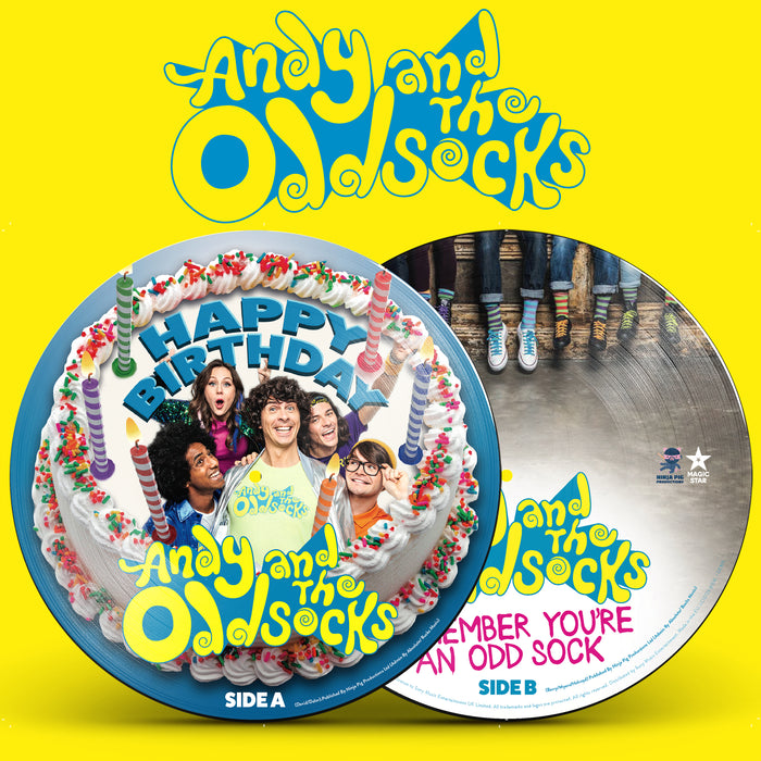 Andy & The Odd Socks - Happy Birthday / Remember You're An Odd Sock 7" Vinyl Single Picture RSD Aug 2020