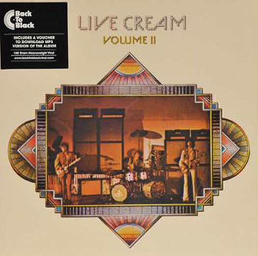 CREAM LIVE CREAM VOLUME 2  LP VINYL NEW 180GM 2015 33RPM