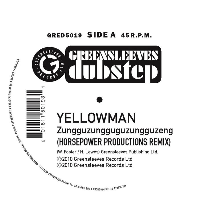 YELLOWMAN ZUNGUZENGUGUZENG HORSEPOWER LP VINYL NEW
