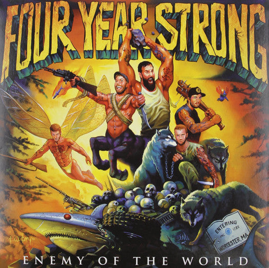 FOUR YEAR STRONG ENEMY OF THE WORLD LP VINYL NEW (US) 33RPM