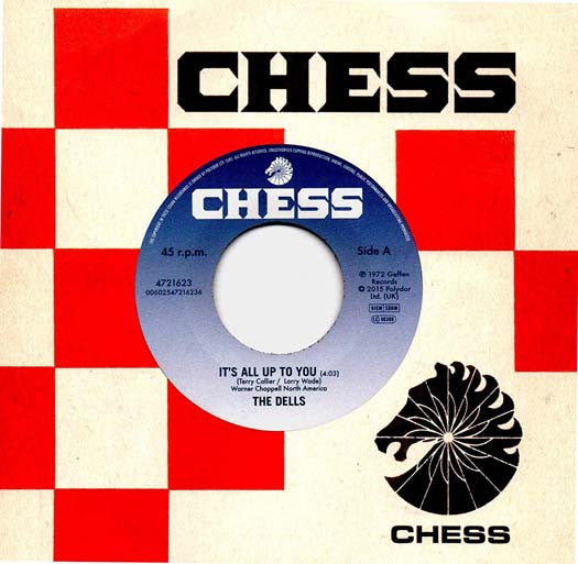 DELLS Its All Up to You / Wear It On Our Face 7" Vinyl SINGLE New