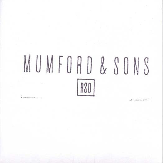 MUMFORD & SONS 7 INCH VINYL SINGLE NEW RECORD STORE DAY
