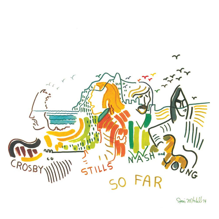 Crosby Stills Nash & Young So Far Ltd White Vinyl LP New 2019
