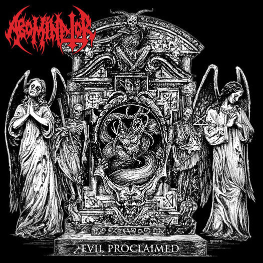 Abominator Evil Proclaimed Vinyl LP Red with Black Splatter Colour 2015