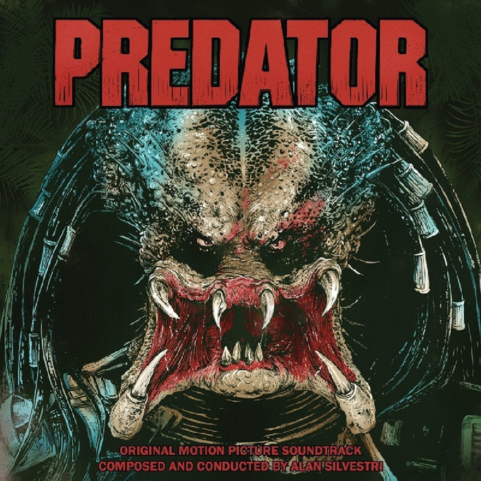 Alan Silvestri Predator Ltd Blood Red Blue Splatter Vinyl LP 2018