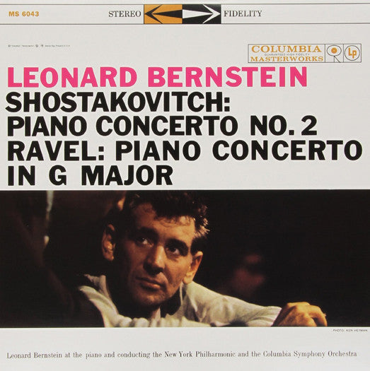 RAVEL BERNSTEIN LEONARD SHOSTAKOVITCH PIANO CONCERTO 2 LP VINYL NEW (US)