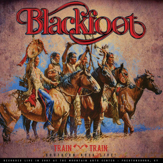 BLACKFOOT TRAIN TRAIN SOUTHERN LIVE LP VINYL NEW 33RPM