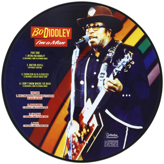 Bo Diddley I'm A Man Live '84 Vinyl LP Piucture Disc 2012