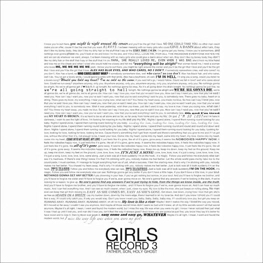 GIRLS FATHER SON HOLY GHOST LP VINYL NEW (US) 33RPM