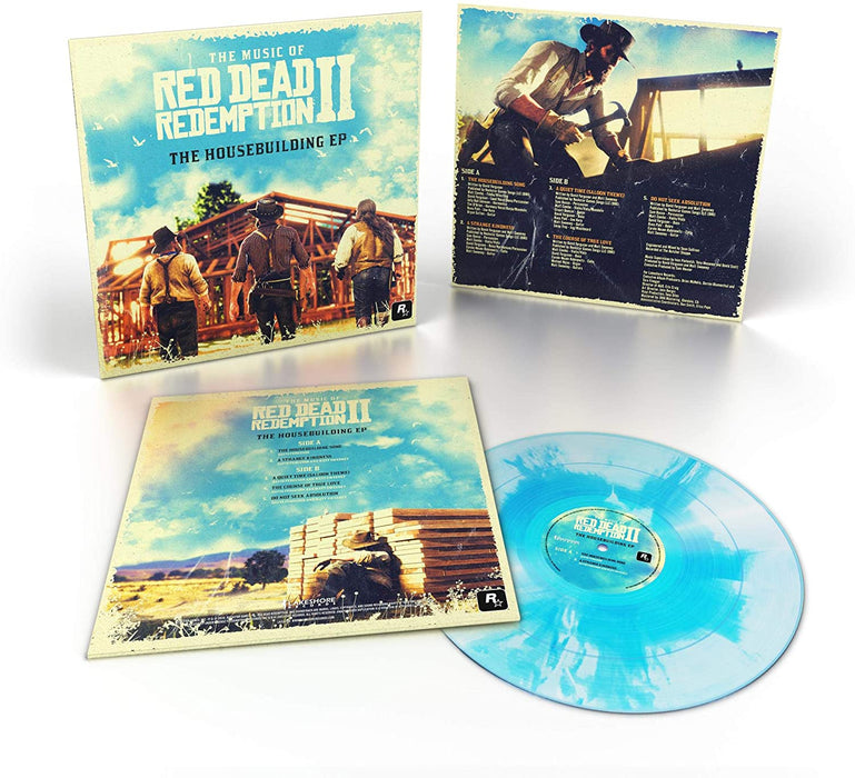 Red Dead Redemption II : Housebuilding 10" Vinyl EP Blue Splatter 2021
