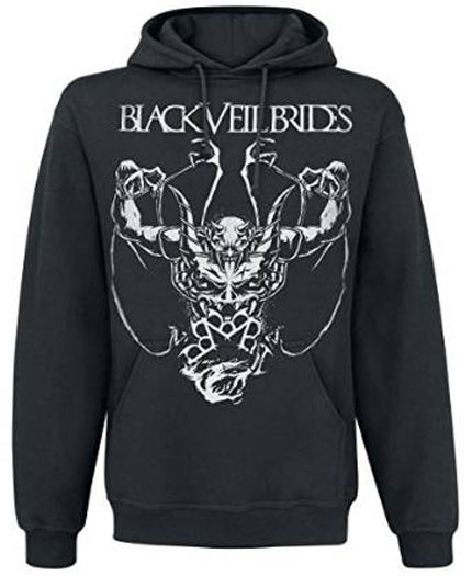 VEIL BRIDES DEMON RISES MENS HOODED JUMPER LARGE NEW OFFICAL