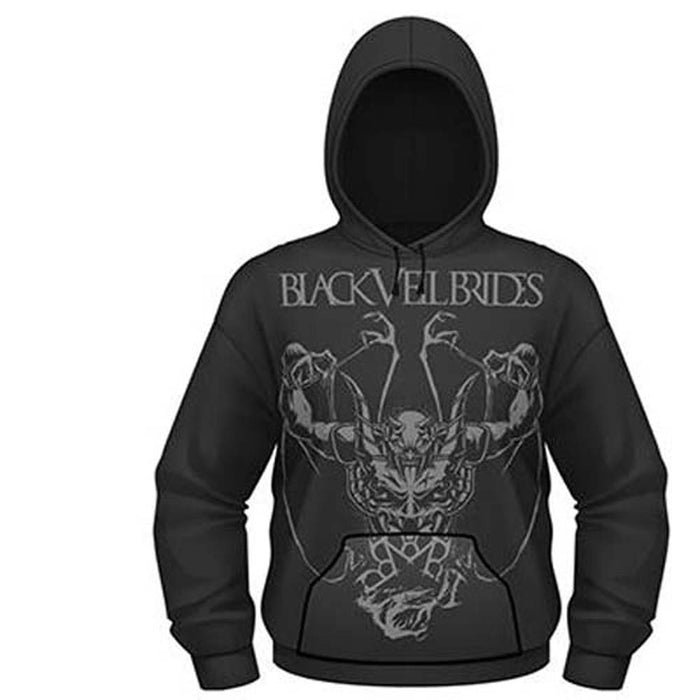 BLACK VEIL BRIDES DEMON RISES 2 LARGE HOODED SWEAT SHIRT NEW BLACK