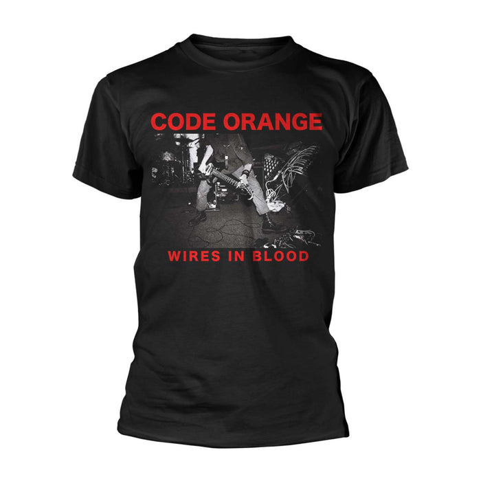 CODE ORANGE Wires In Blood MENS Black X-Large T-Shirt NEW