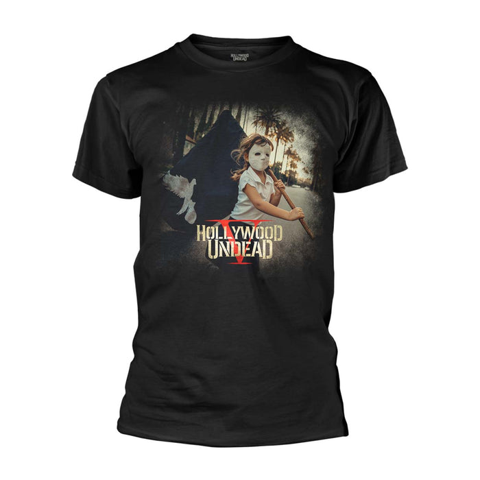 HOLLYWOOD UNDEAD Five MENS Black MEDIUM T-Shirt NEW